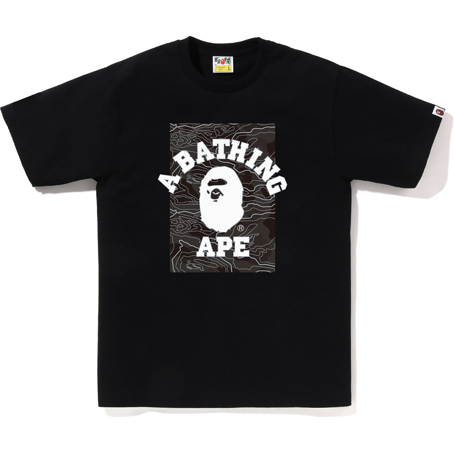 Layered Line Camo On College Tee Mens A bathing ape оригінал – Купити в Україні – детальний вид