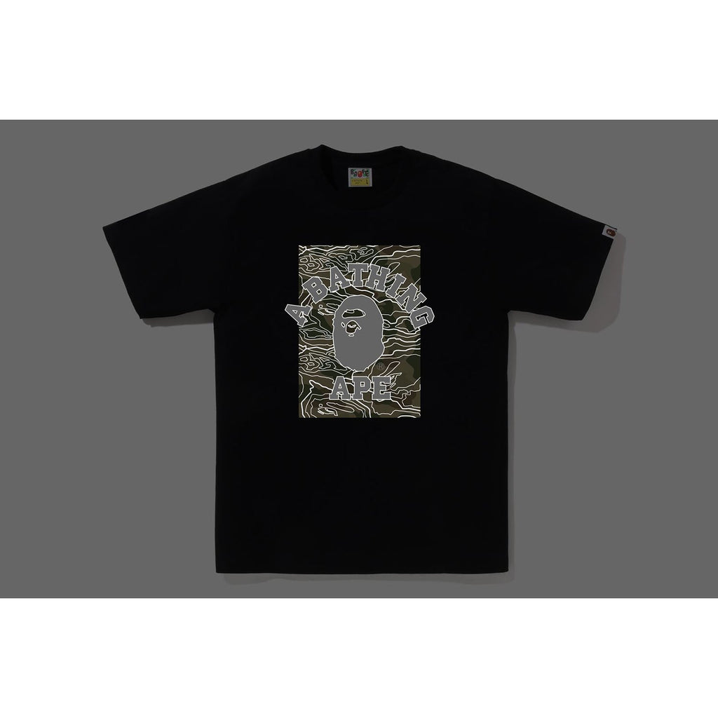 Layered Line Camo On College Tee Mens A bathing ape оригінал – Купити в Україні – вид ззаду