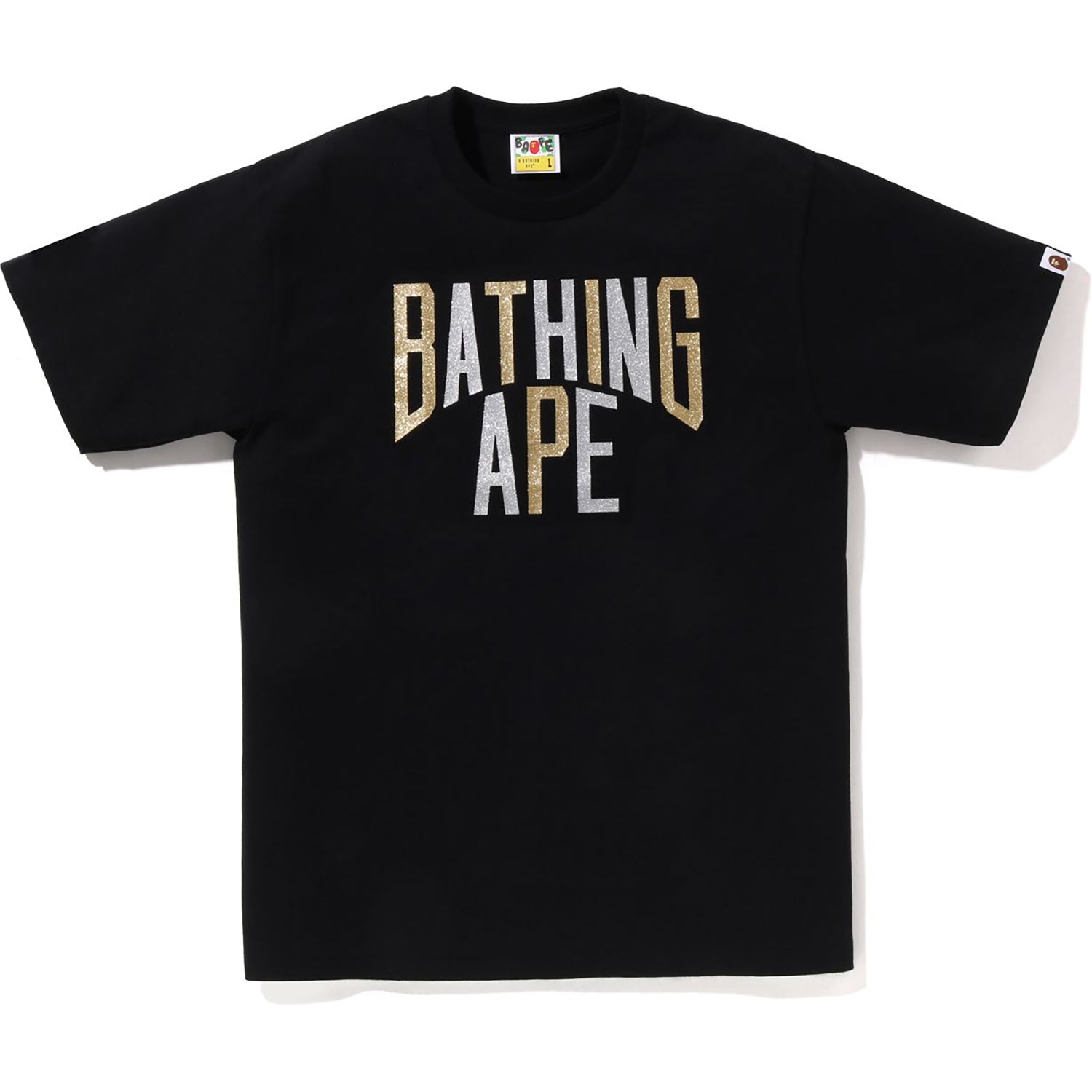 Glitter Nyc Logo Tee Mens A bathing ape оригінал – Купити в Україні – боковий вид