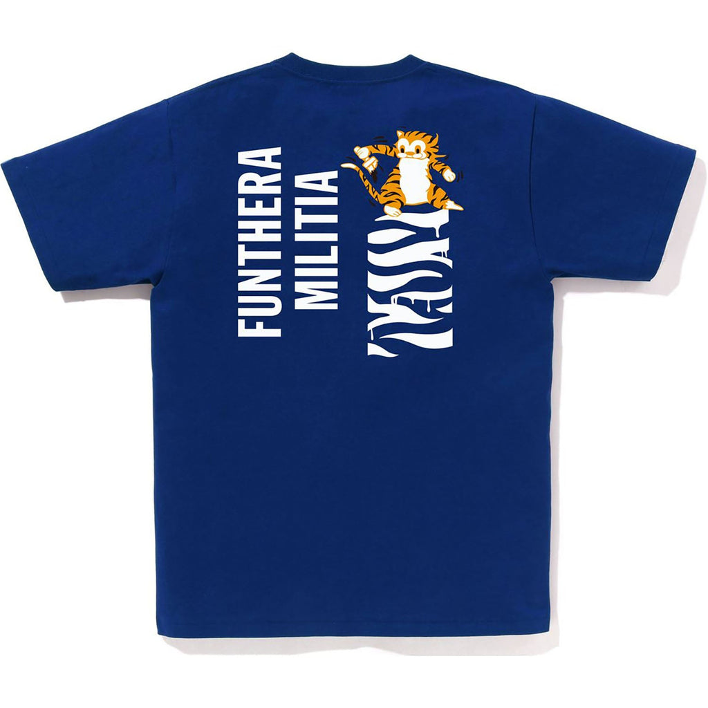 Оригінальна White Tiger Tee Mens A bathing ape – вид ззаду