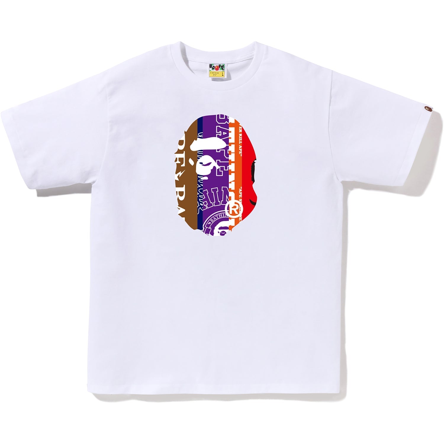 Fans Scarf Ape Head Tee Mens A bathing ape – Гарантія оригінальності – вид ззаду