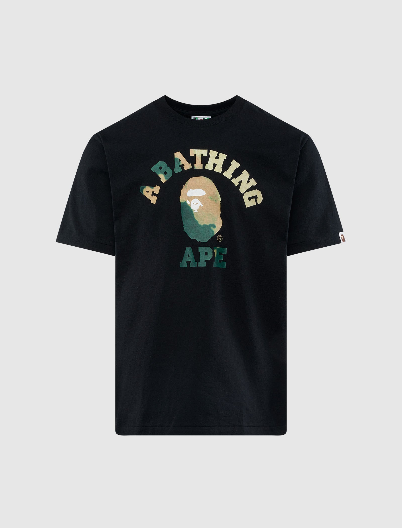 Оригінальна Tie Dye College Tee A bathing ape – боковий вид