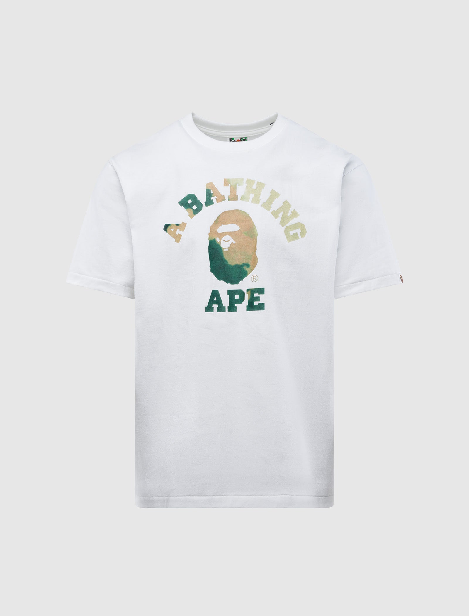 Оригінальна Tie Dye College Tee A bathing ape – боковий вид
