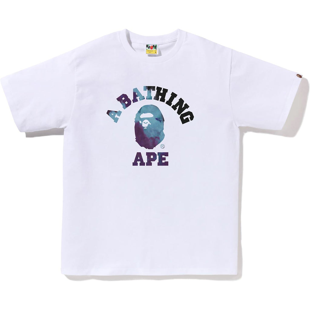 Оригінальна Tie Dye College Tee Mens A bathing ape – детальний вид