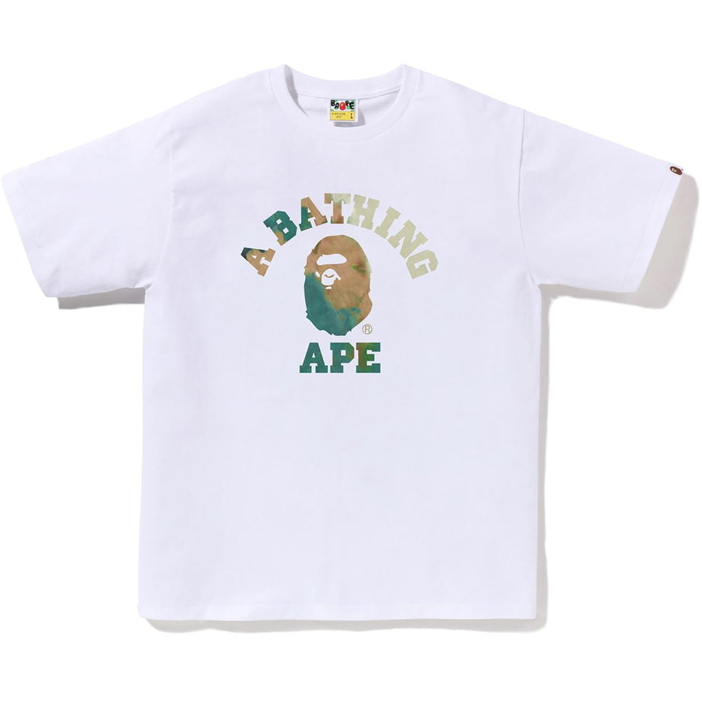 Оригінальна Tie Dye College Tee Mens A bathing ape – збільшений вид