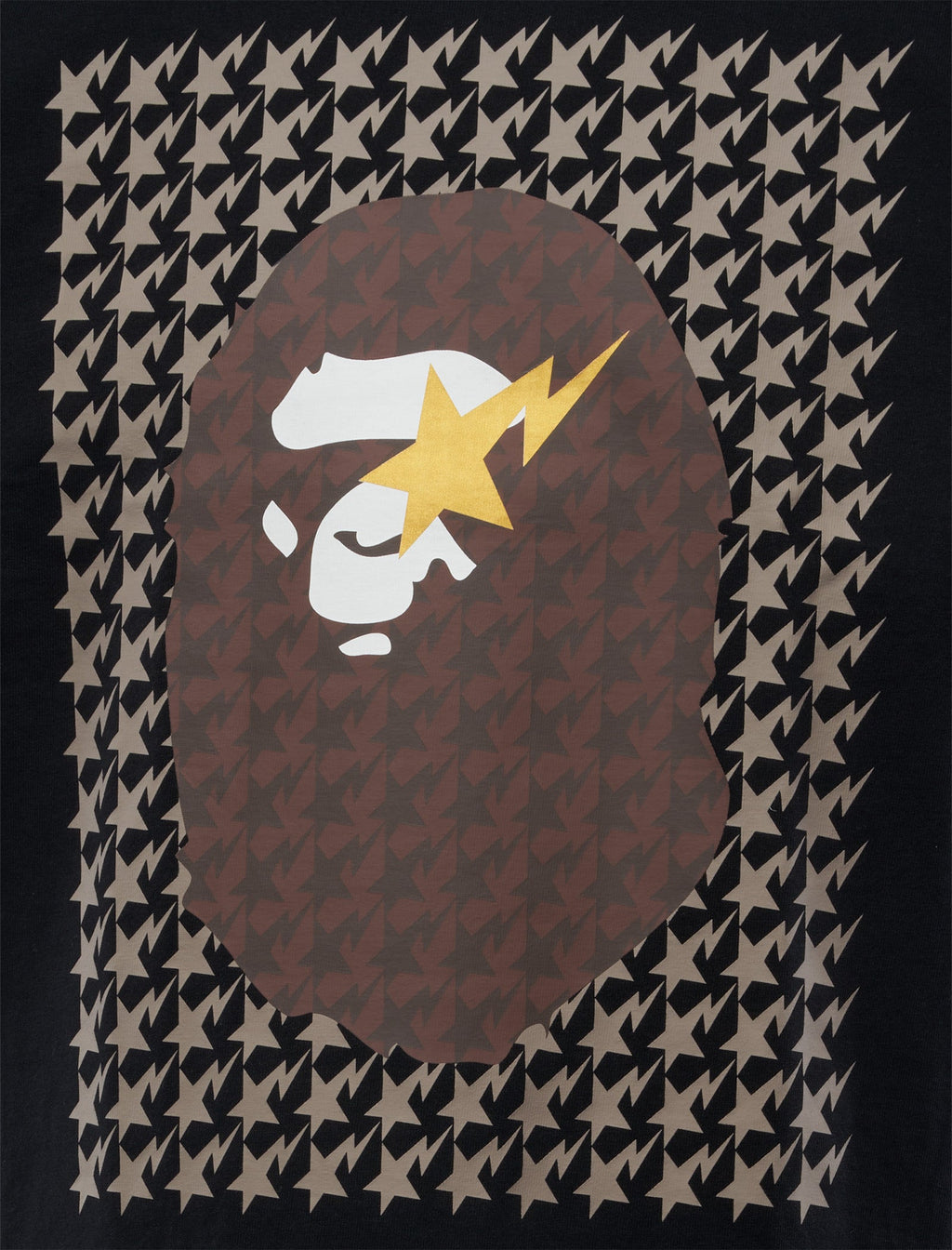 Houndstooth Ape Tee A bathing ape оригінал – Купити в Україні – вид ззаду