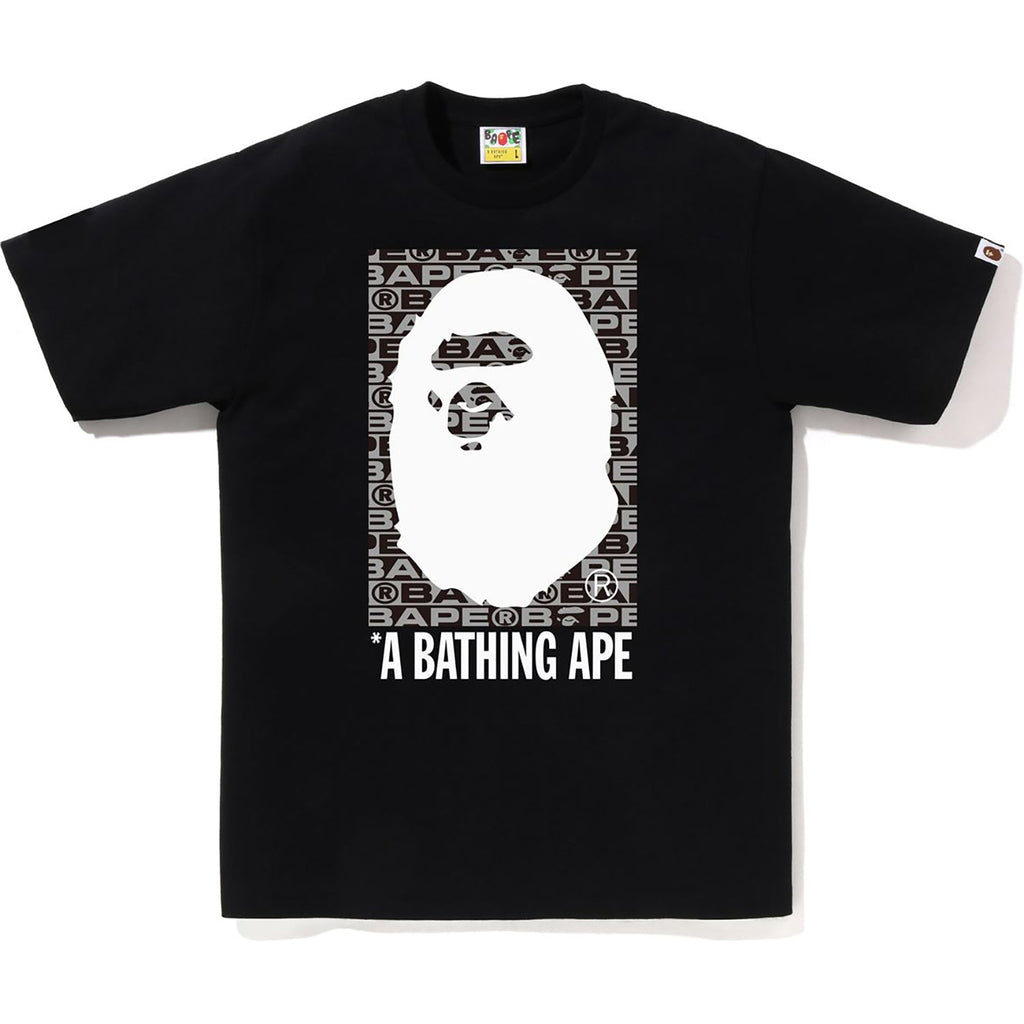 Оригінальна Lux Sport Pattern Box Ape Head Tee Mens A bathing ape – вид ззаду
