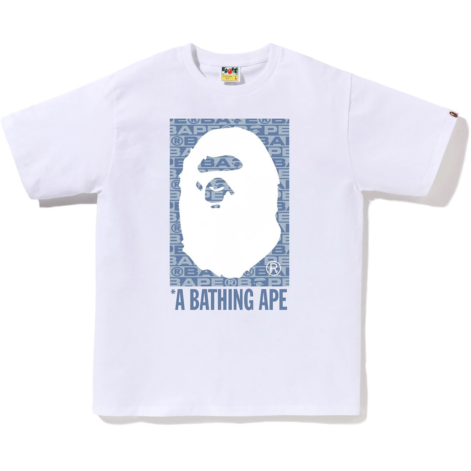 Оригінальна Lux Sport Pattern Box Ape Head Tee Mens A bathing ape – боковий вид