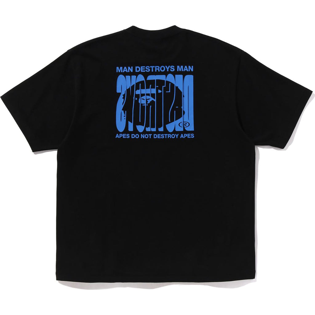 Оригінальна Hightlight Logo Relaxed Fit Tee Mens A bathing ape – боковий вид