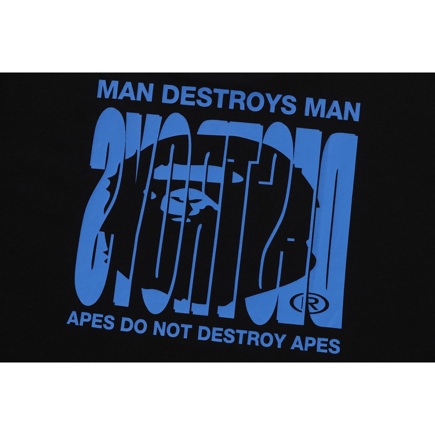Оригінальна Hightlight Logo Relaxed Fit Tee Mens A bathing ape – вид ззаду