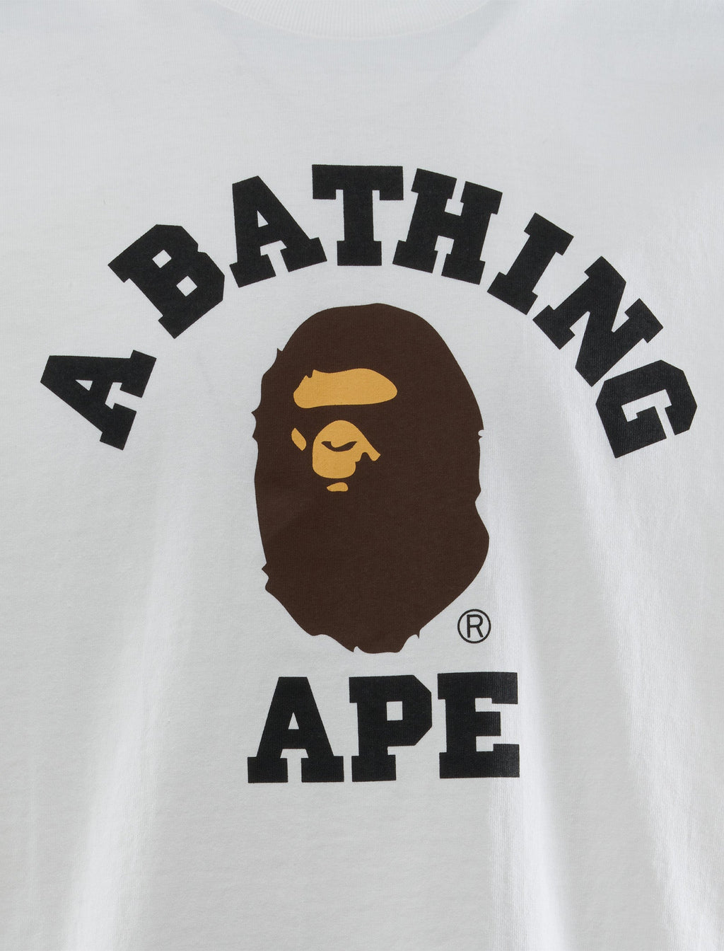College Tee A bathing ape оригінал – Купити в Україні – вид ззаду