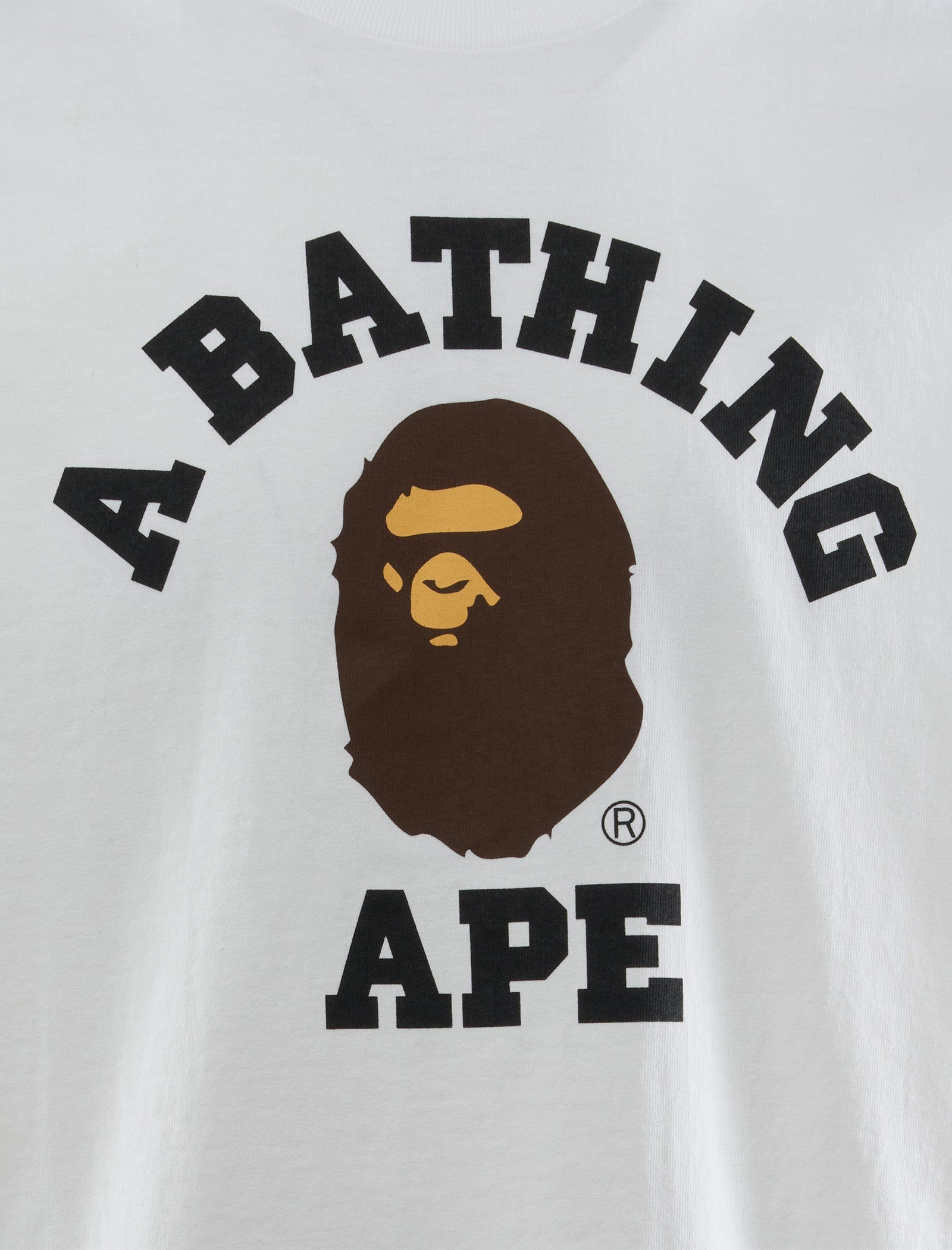 College Tee A bathing ape оригінал – Купити в Україні – вид ззаду