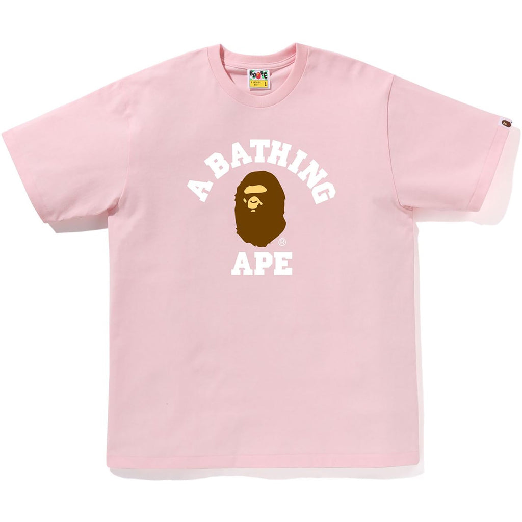 Mens College Tee A bathing ape – Гарантія оригінальності – детальний вид