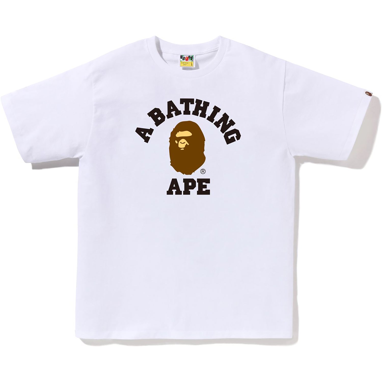 Mens College Tee A bathing ape – Гарантія оригінальності – збільшений вид