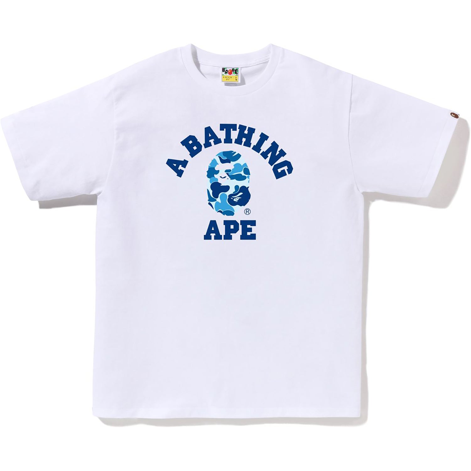 Abc Camo College Tee Mens A bathing ape – Гарантія оригінальності – збільшений вид