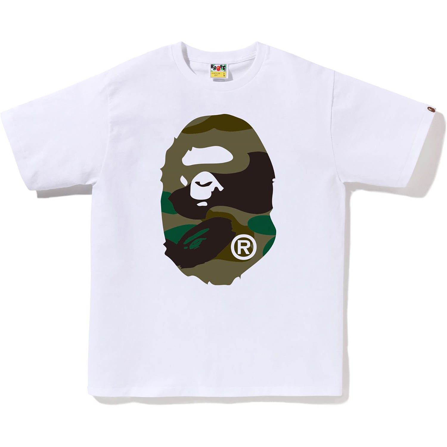 Mens Giant 1st Camo Big Ape Head T Shirt A bathing ape – Гарантія оригінальності – детальний вид