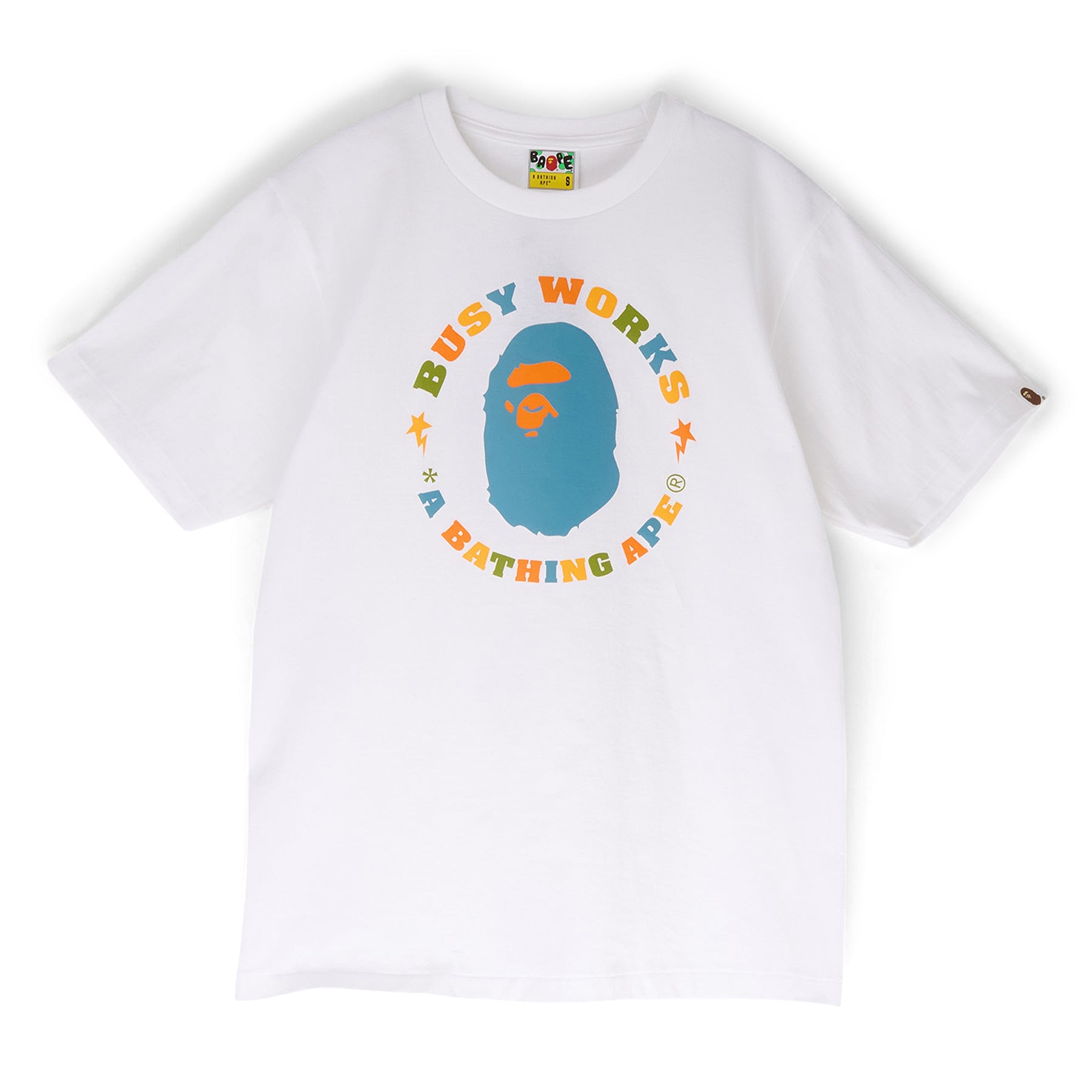 Оригінальна Colors Busy Works Sta Tee A bathing ape – боковий вид