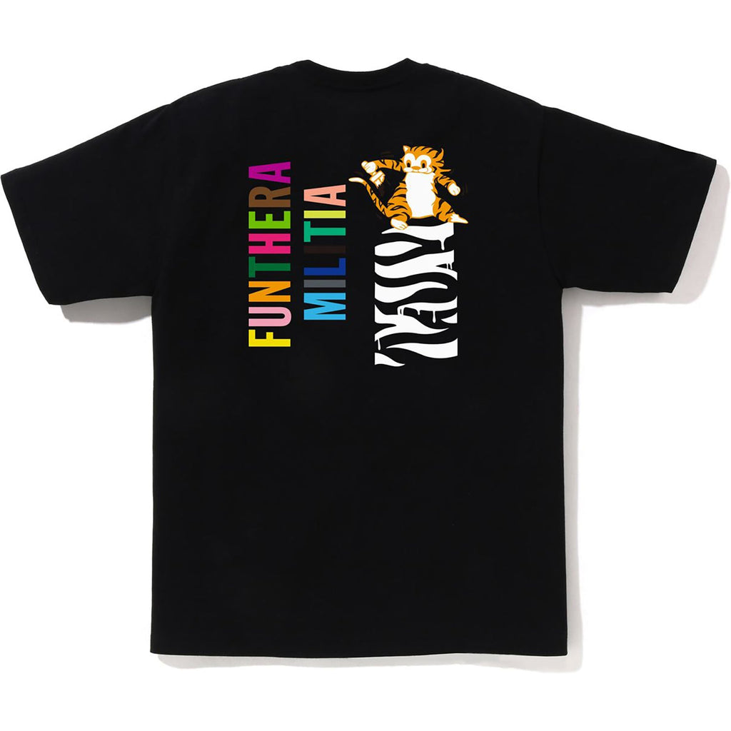 Mens Colors Tiger Head T Shirt A bathing ape оригінал – Купити в Україні – вид ззаду