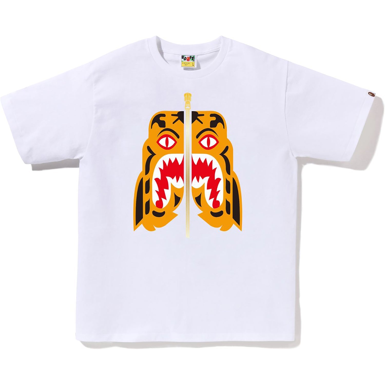 Mens Colors Tiger Head T Shirt A bathing ape оригінал – Купити в Україні – детальний вид