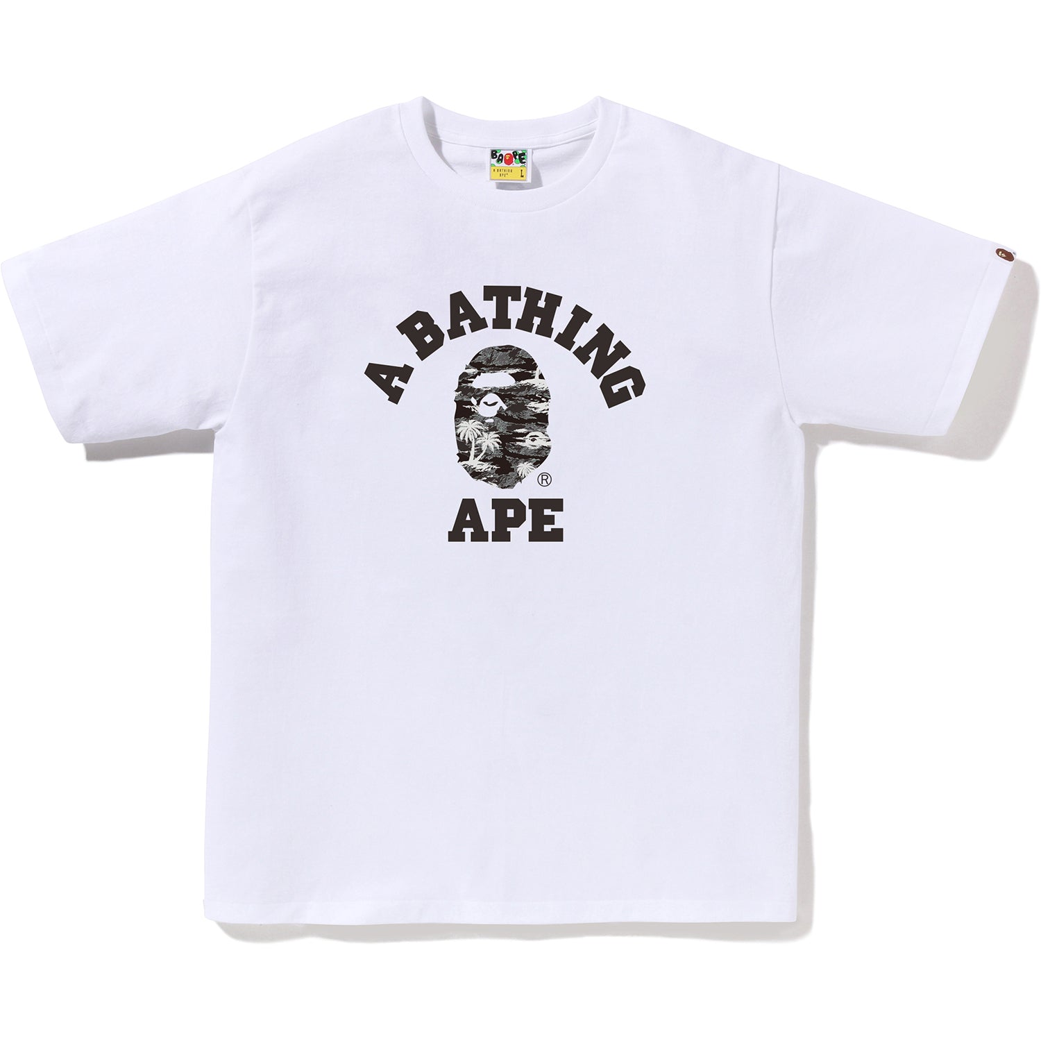 Оригінальна Mens Palm Tree Camo College Tee A bathing ape – детальний вид