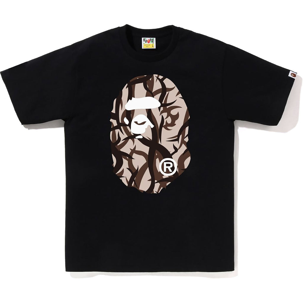 Оригінальна Trial Camo Big Ape Head Tee Mens A bathing ape – детальний вид