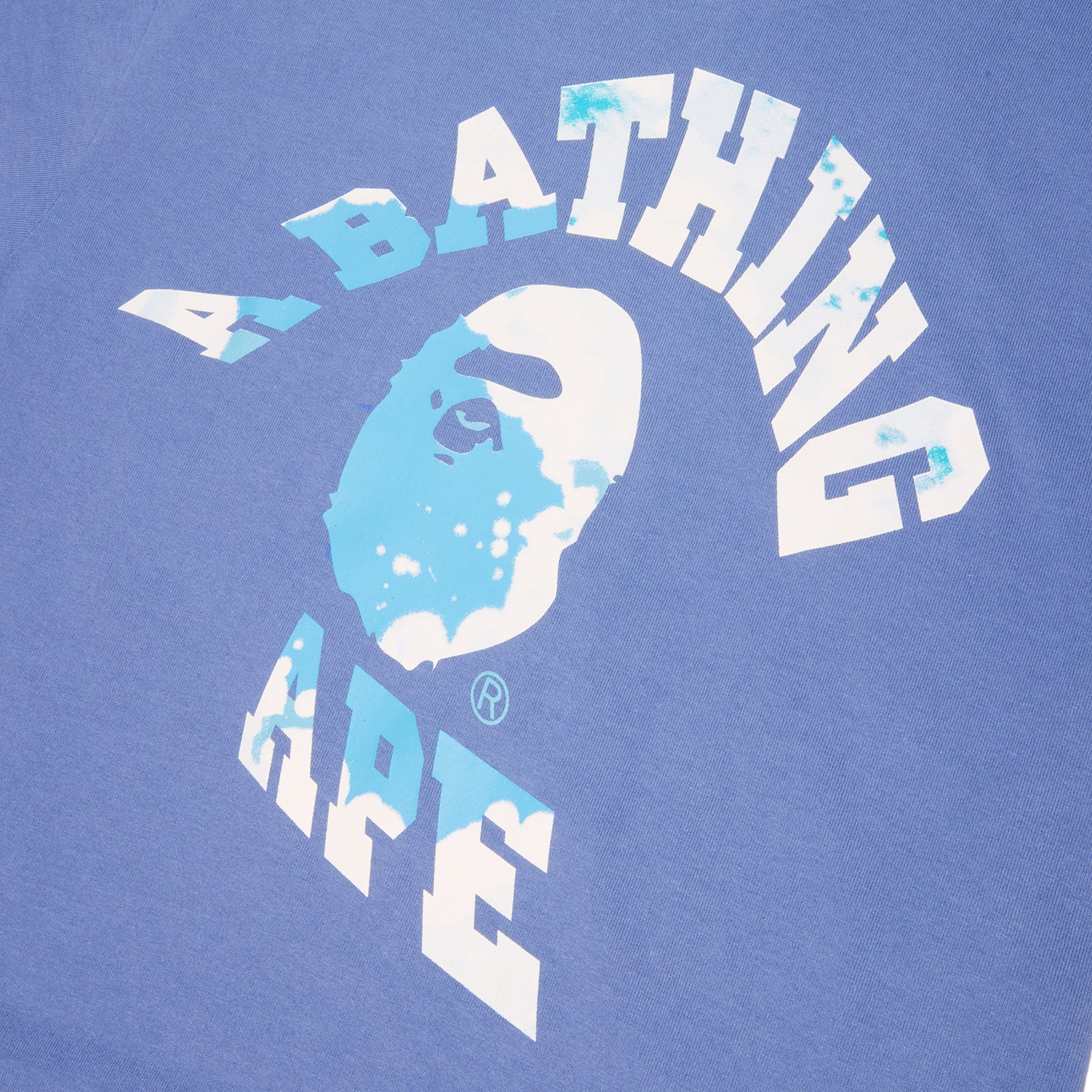 Оригінальна Tie Dye Twist College Tee A bathing ape – збільшений вид