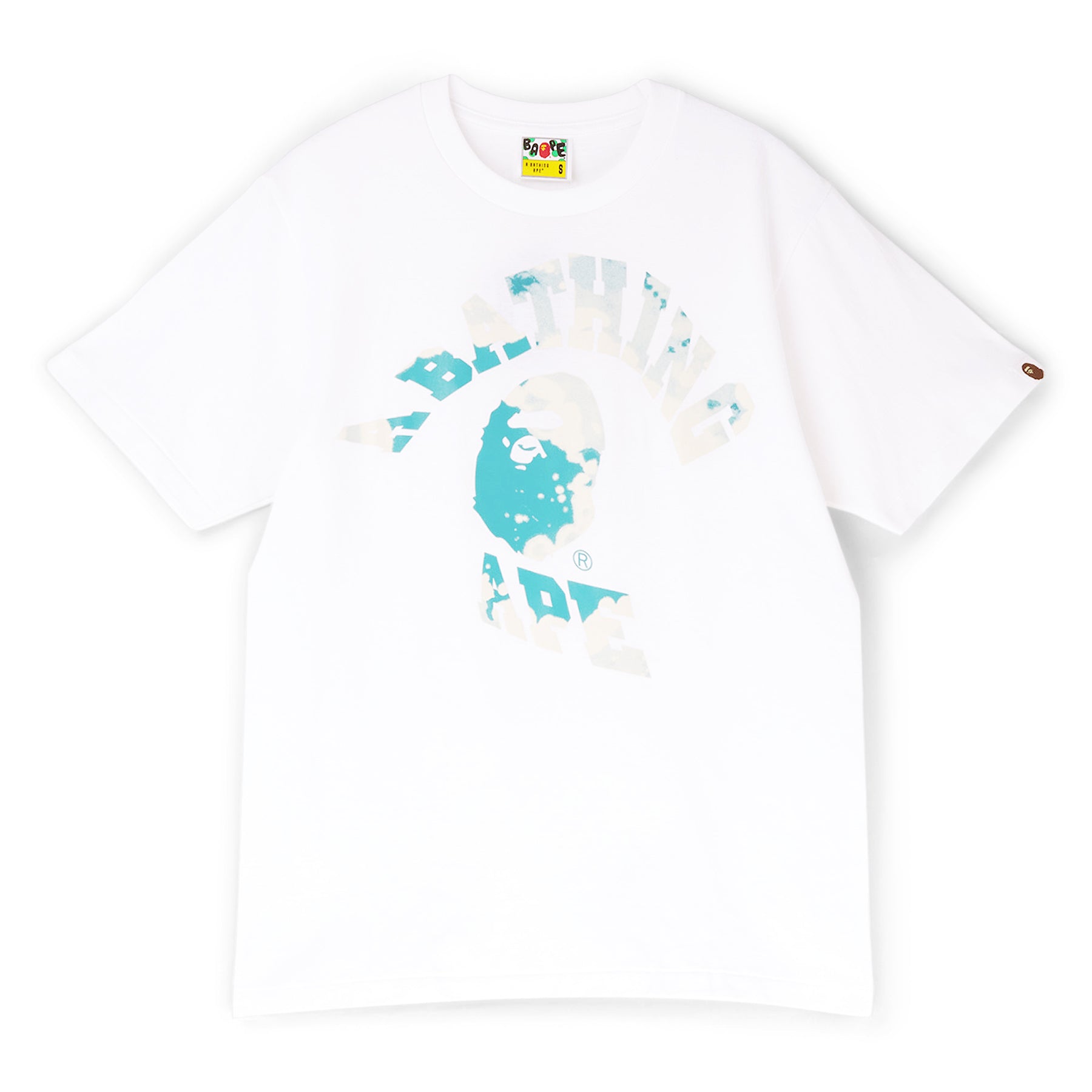 Оригінальна Tie Dye Twist College Tee A bathing ape – боковий вид