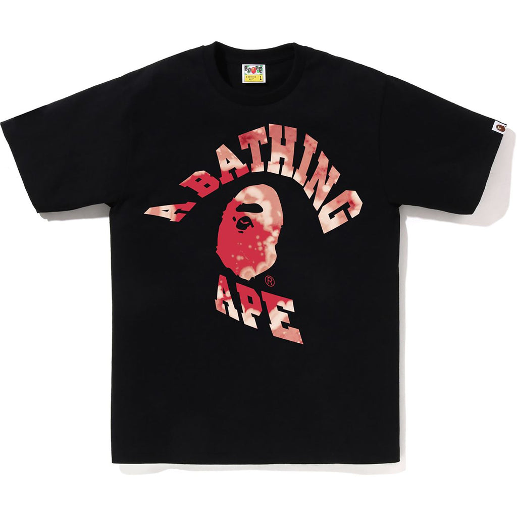 Mens Tie Dye Twist College T Shirt A bathing ape оригінал – Купити в Україні – вид ззаду