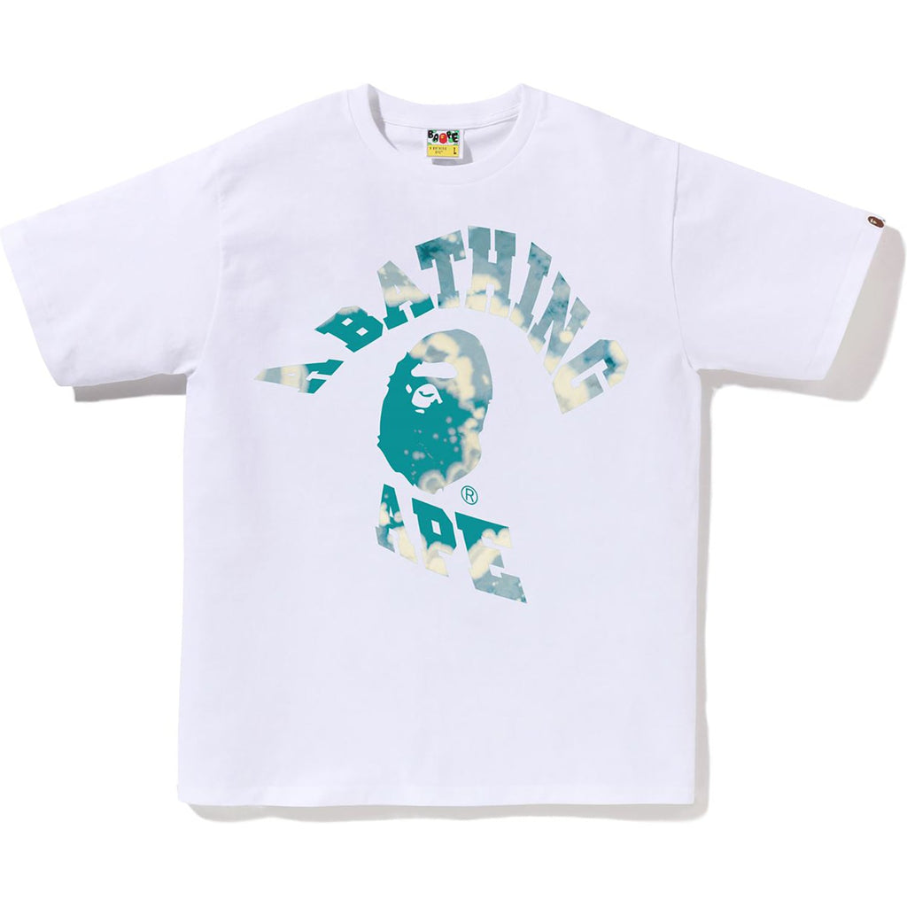 Mens Tie Dye Twist College T Shirt A bathing ape оригінал – Купити в Україні – боковий вид