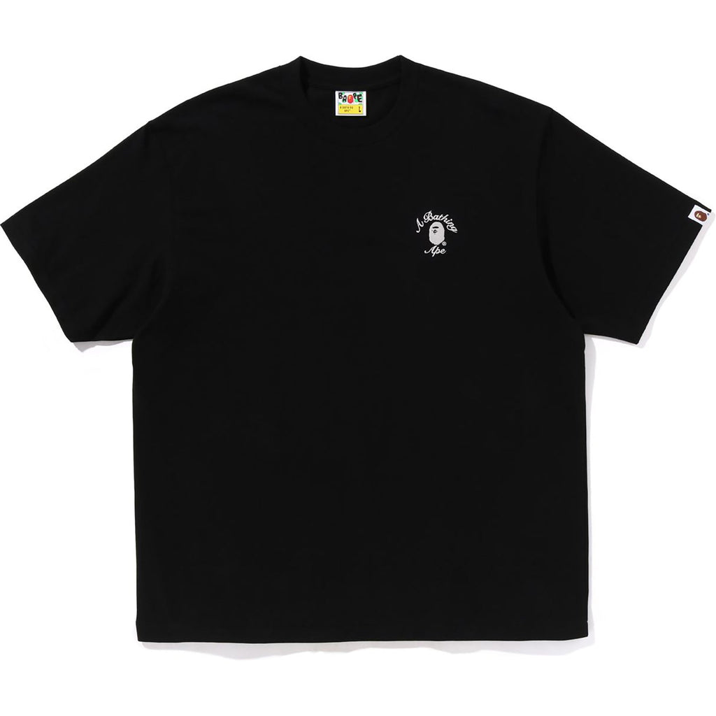 Mens One Point Ape Head College Relaxed Fit T Shirt A bathing ape оригінал – Купити в Україні – боковий вид