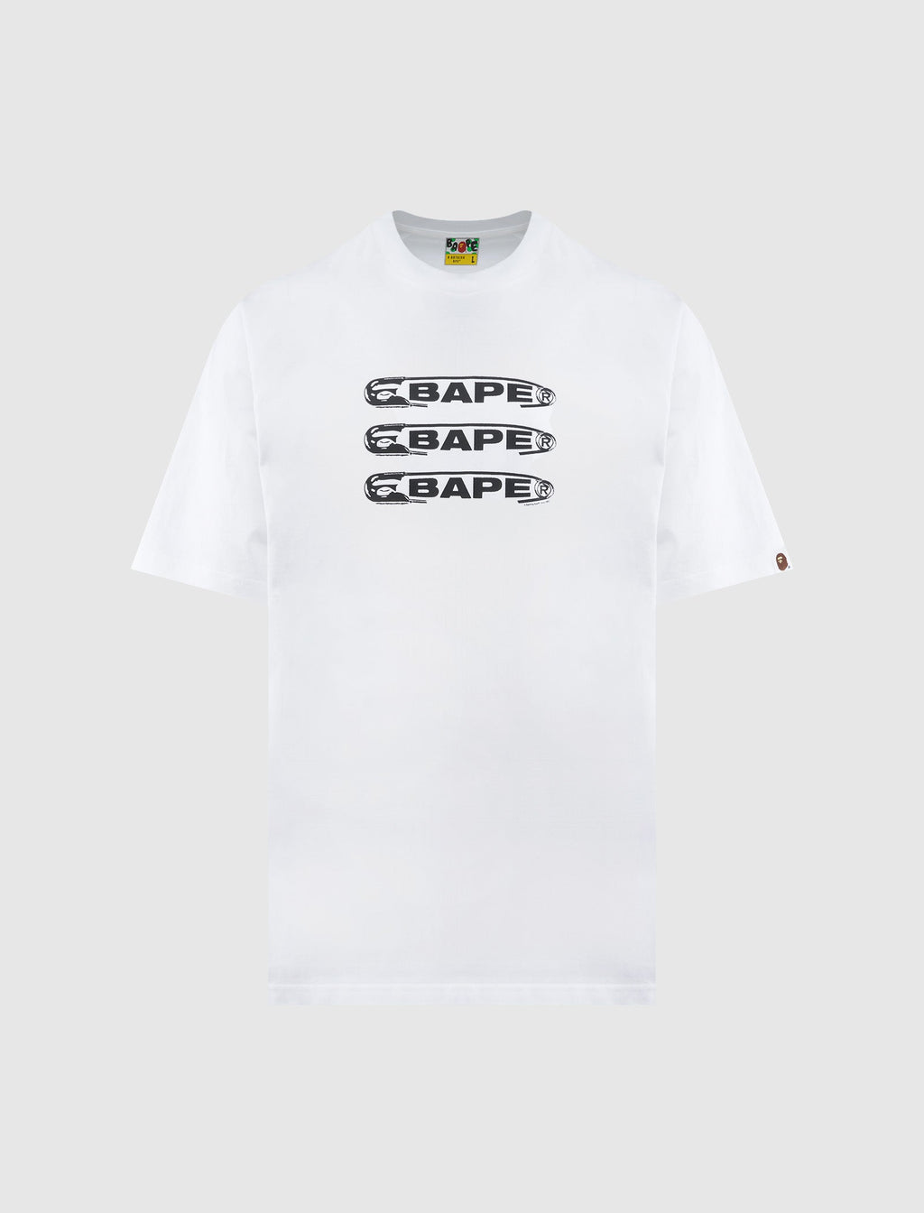 Pin Logo Tee A bathing ape – Гарантія оригінальності – боковий вид