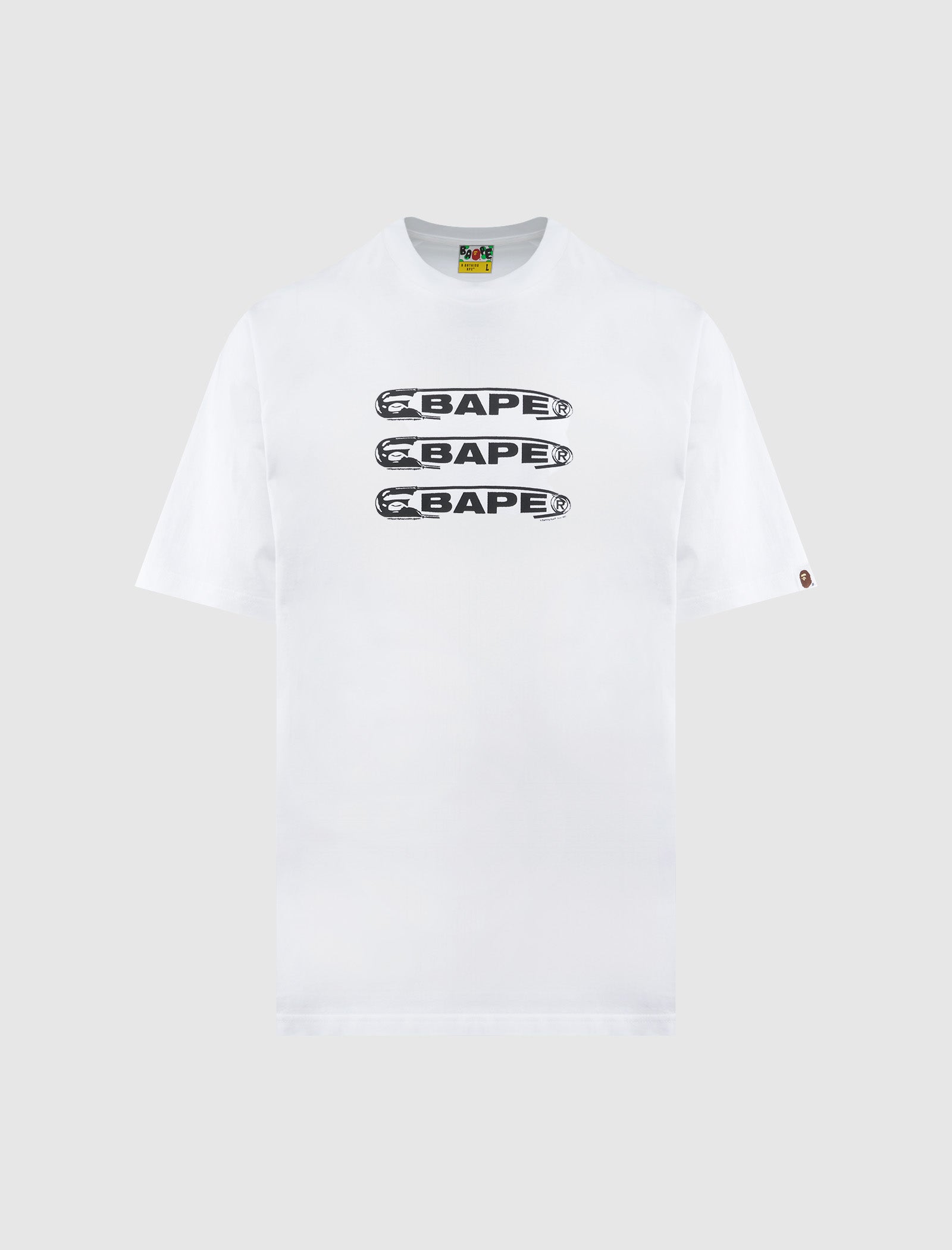 Pin Logo Tee A bathing ape – Гарантія оригінальності – боковий вид