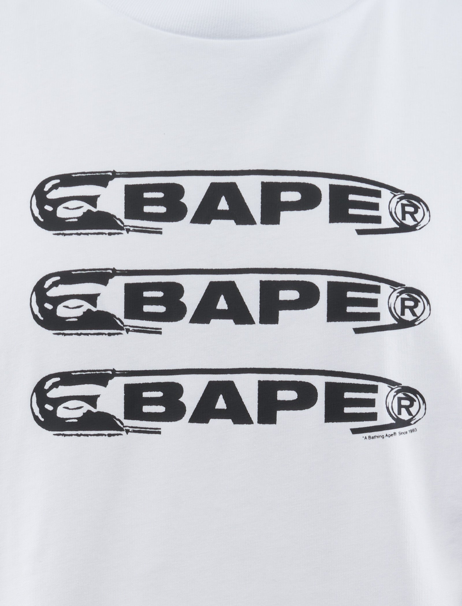 Pin Logo Tee A bathing ape – Гарантія оригінальності – вид ззаду