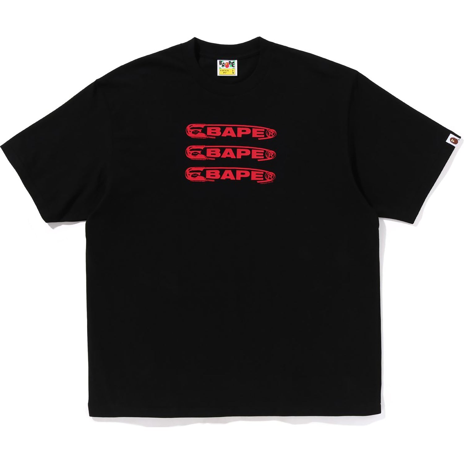 Оригінальна Pin Logo Relaxed Fit Tee Mens A bathing ape – детальний вид