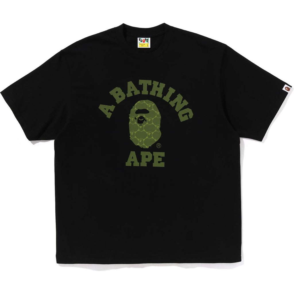 College Monogram College Relaxed Fit Tee Mens A bathing ape оригінал – Купити в Україні – боковий вид