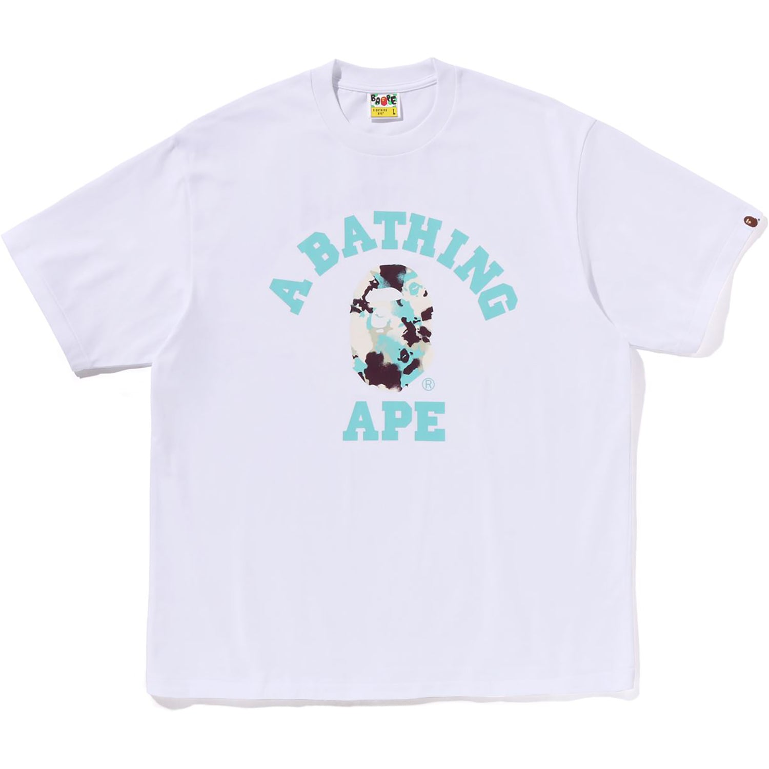 Оригінальна Map Camo College Relaxed Fit Tee Mens A bathing ape – збільшений вид