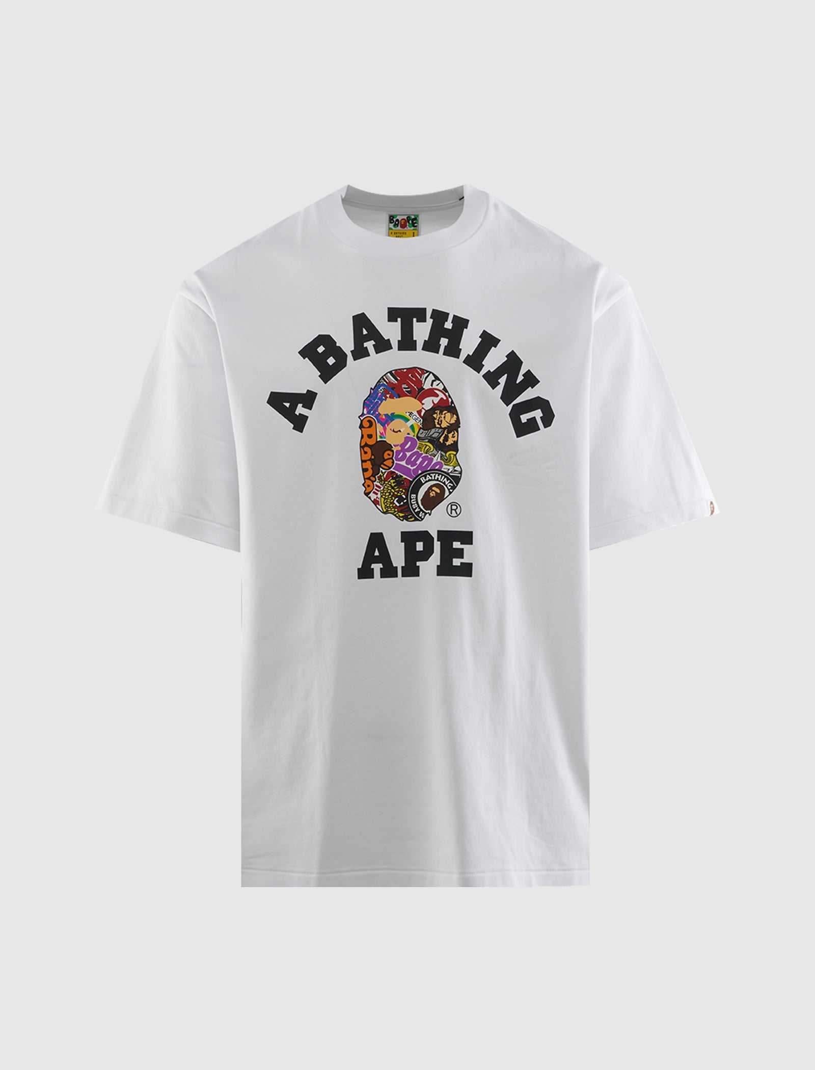 College Relaxed Tee A bathing ape – Гарантія оригінальності – боковий вид