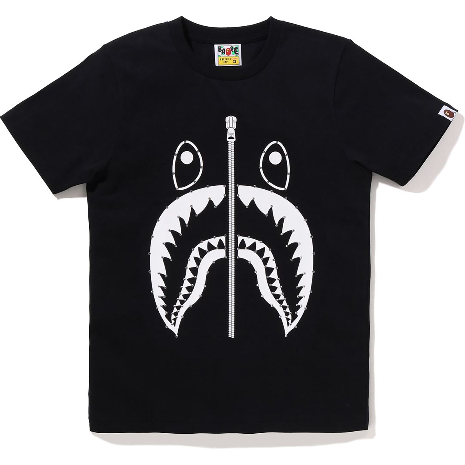 Оригінальна Crystal Stone Shark Tee Ladies A bathing ape – боковий вид