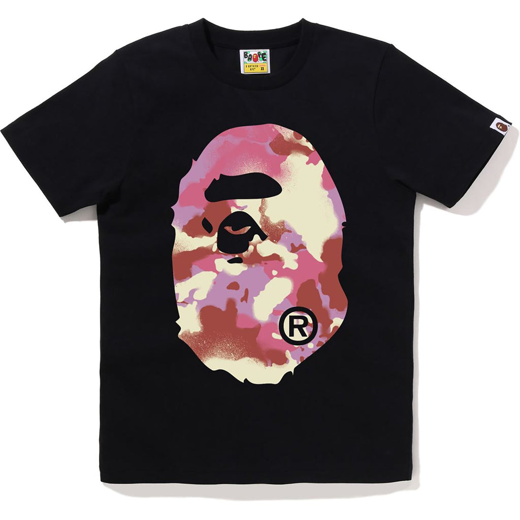 Map Camo Big Ape Head Tee Ladies A bathing ape – Гарантія оригінальності – боковий вид