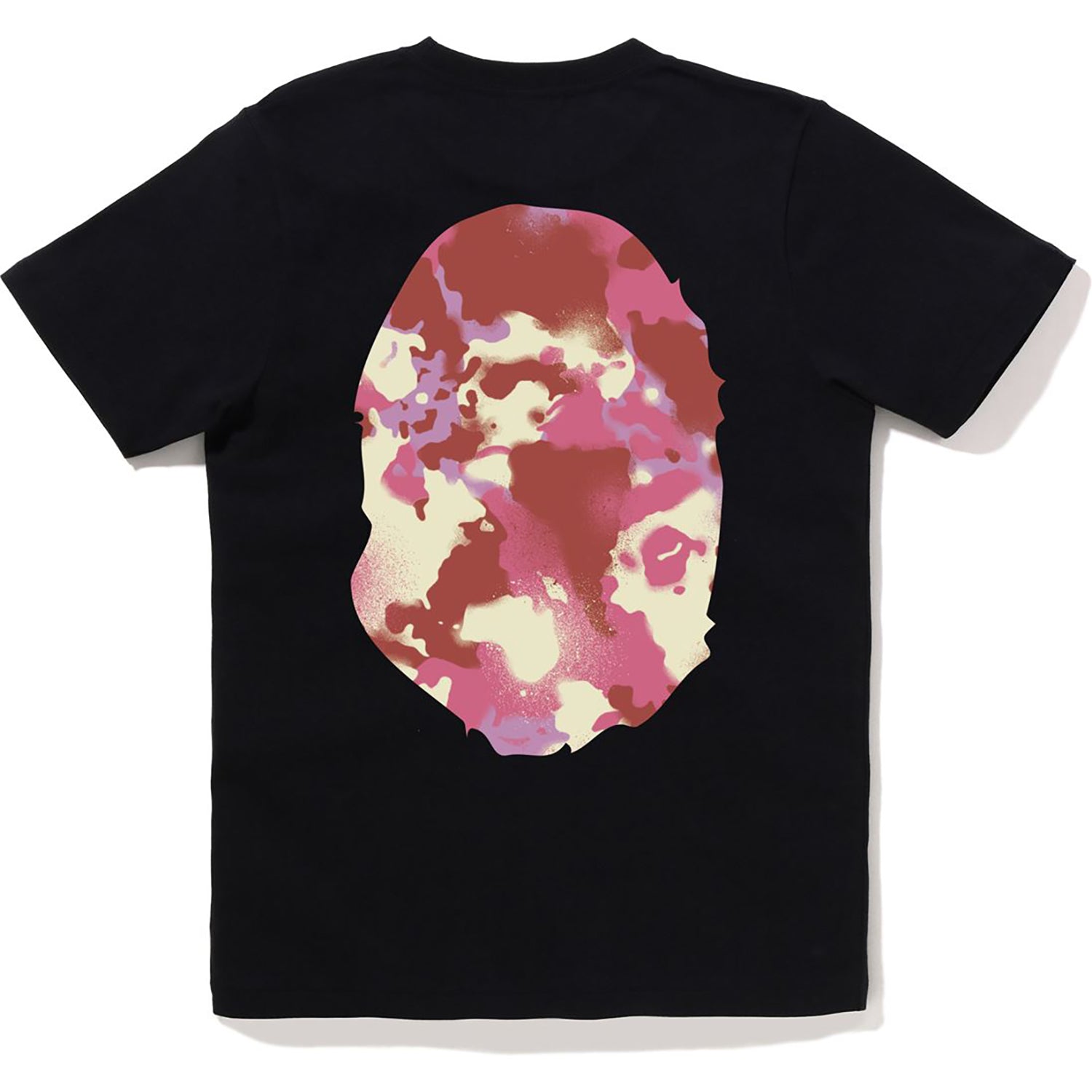 Map Camo Big Ape Head Tee Ladies A bathing ape – Гарантія оригінальності – вид ззаду