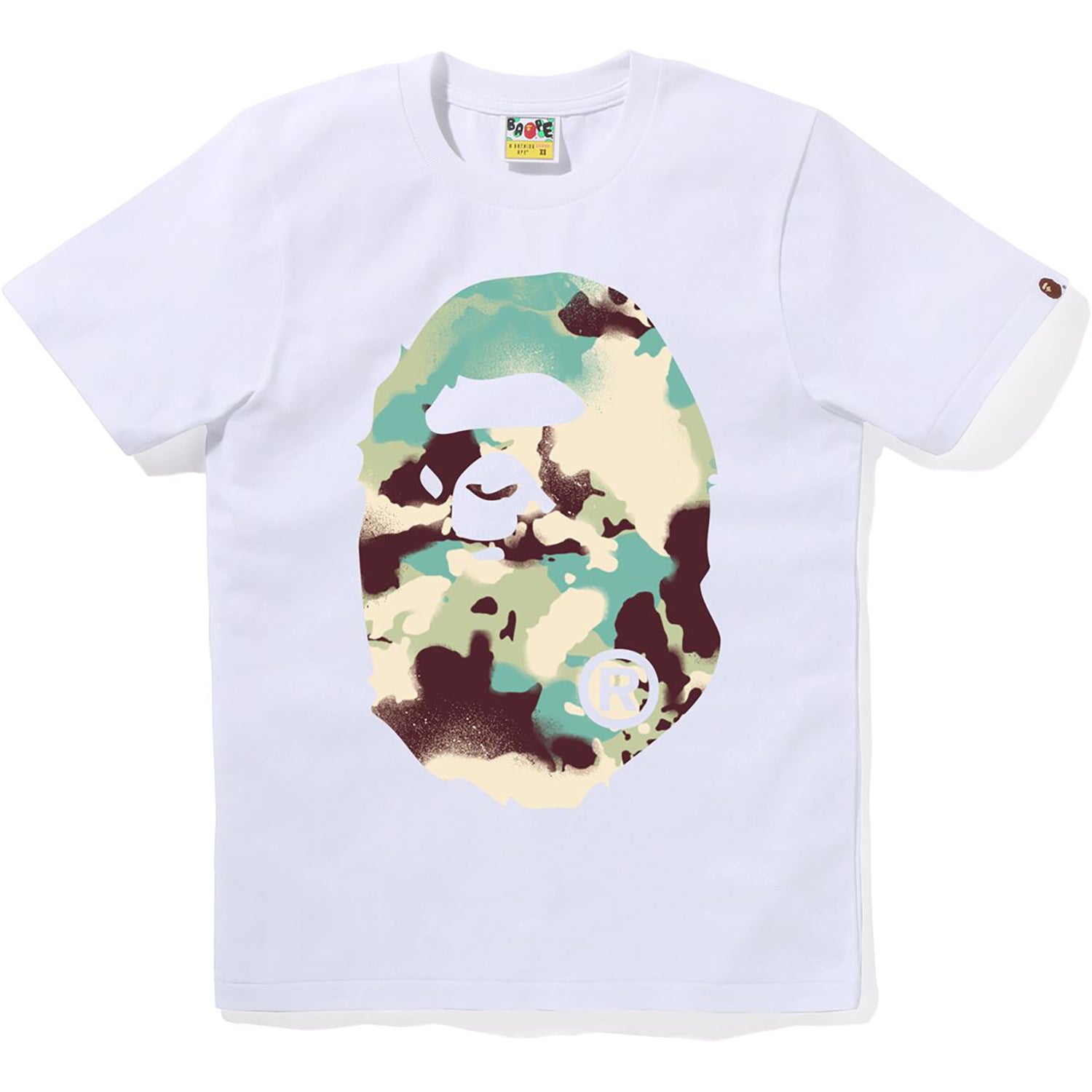 Map Camo Big Ape Head Tee Ladies A bathing ape – Гарантія оригінальності – детальний вид