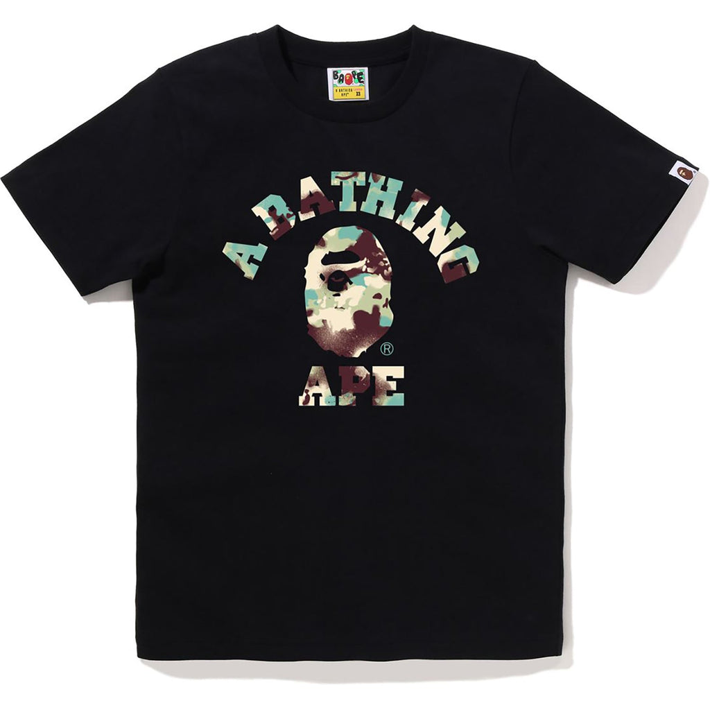 Map Camo College Tee Ladies A bathing ape – Гарантія оригінальності – боковий вид