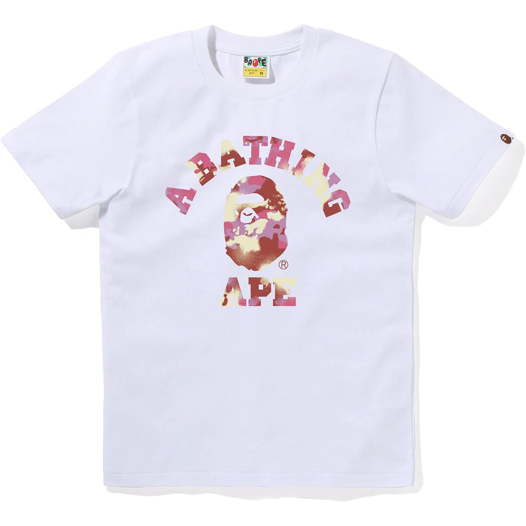 Map Camo College Tee Ladies A bathing ape – Гарантія оригінальності – вид ззаду