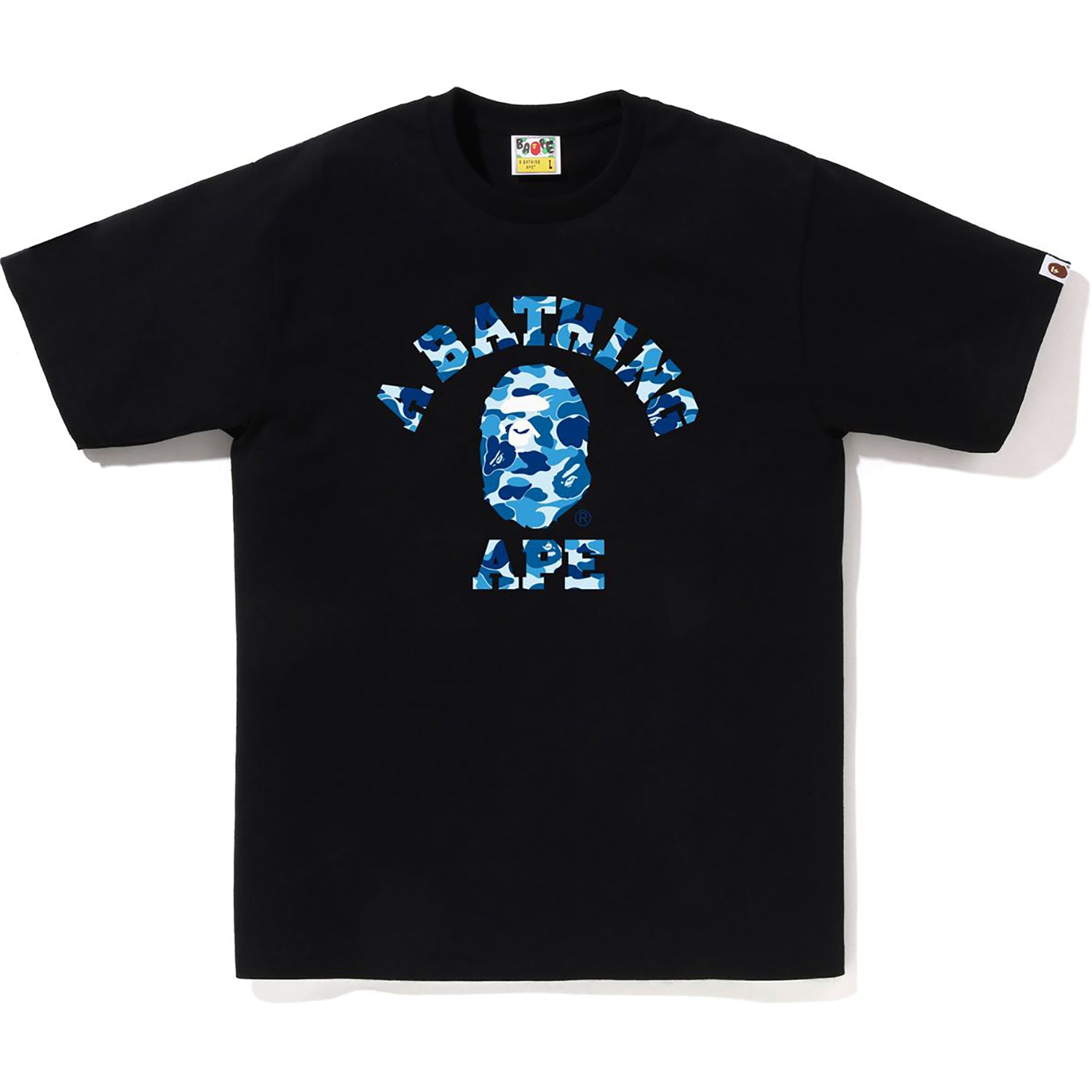 Abc Camo College Tee Mens A bathing ape – Гарантія оригінальності – боковий вид