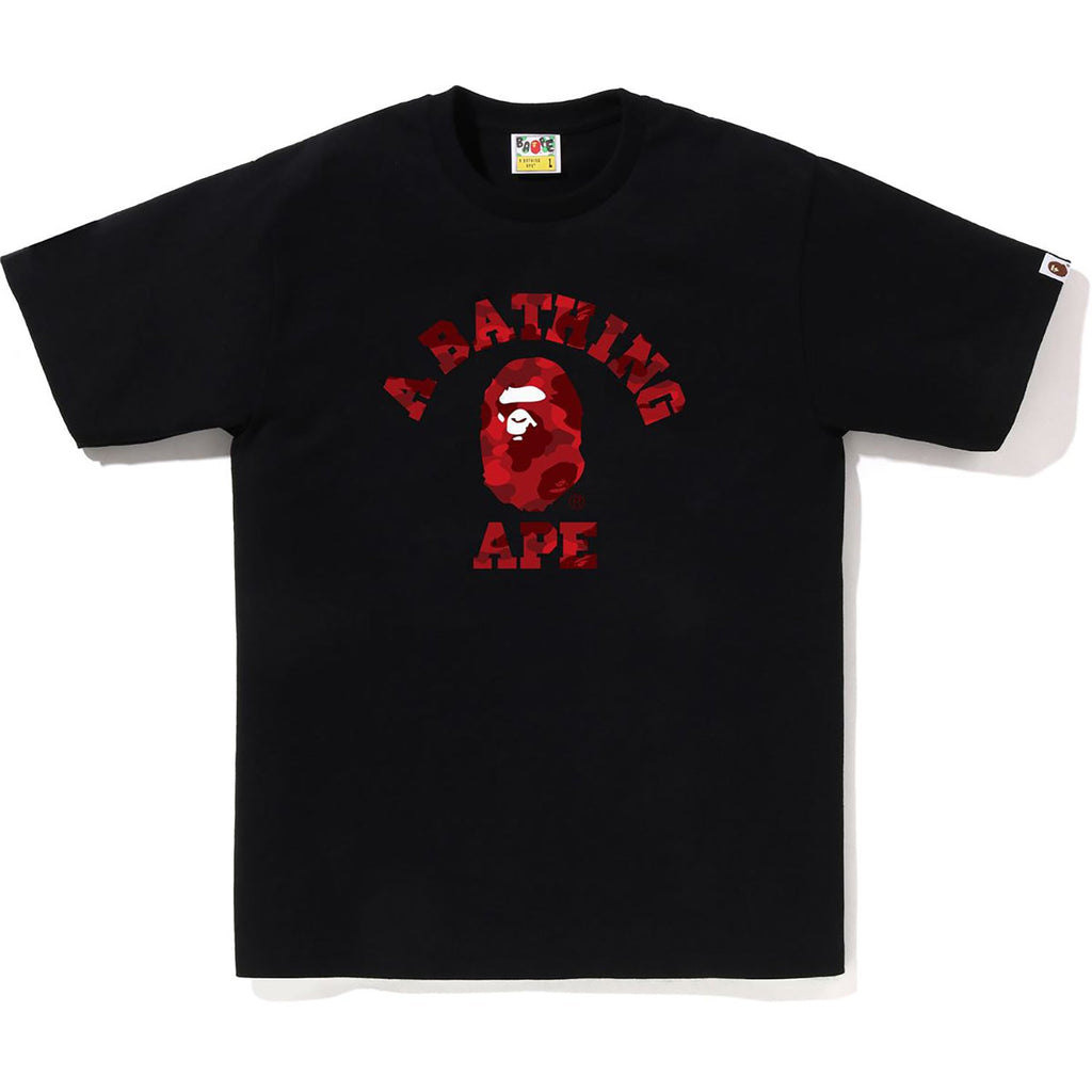 Оригінальна Color Camo College Tee Mens A bathing ape – детальний вид
