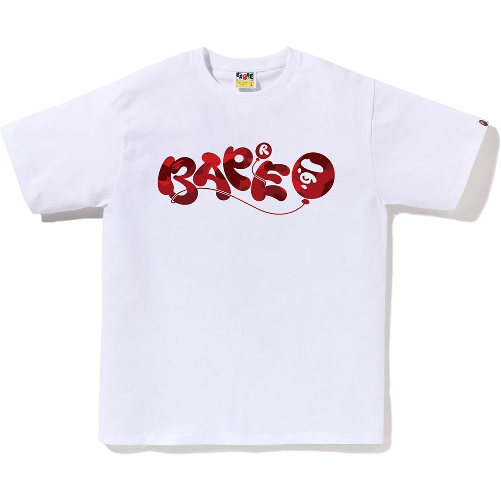 Color Camo Bape Balloon Tee Mens A bathing ape – Гарантія оригінальності – вид ззаду