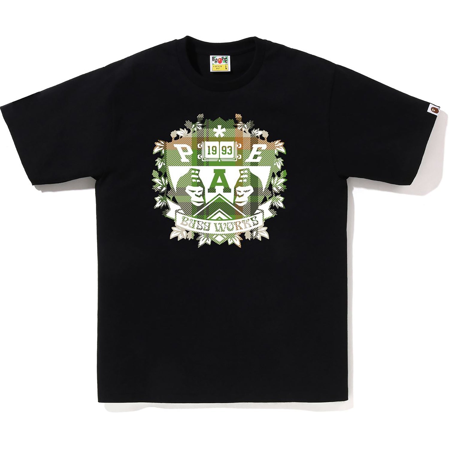 Оригінальна Check University Emblem Tee Mens A bathing ape – детальний вид