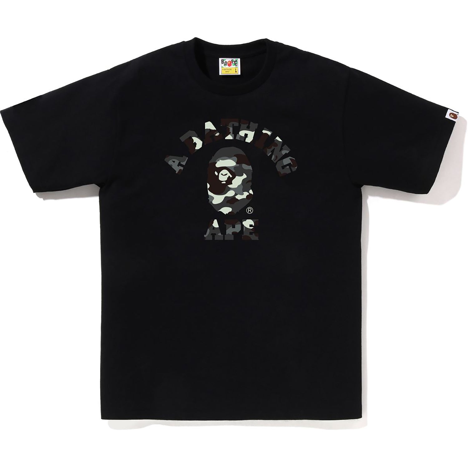 Оригінальна City Camo College Tee Mens A bathing ape – боковий вид