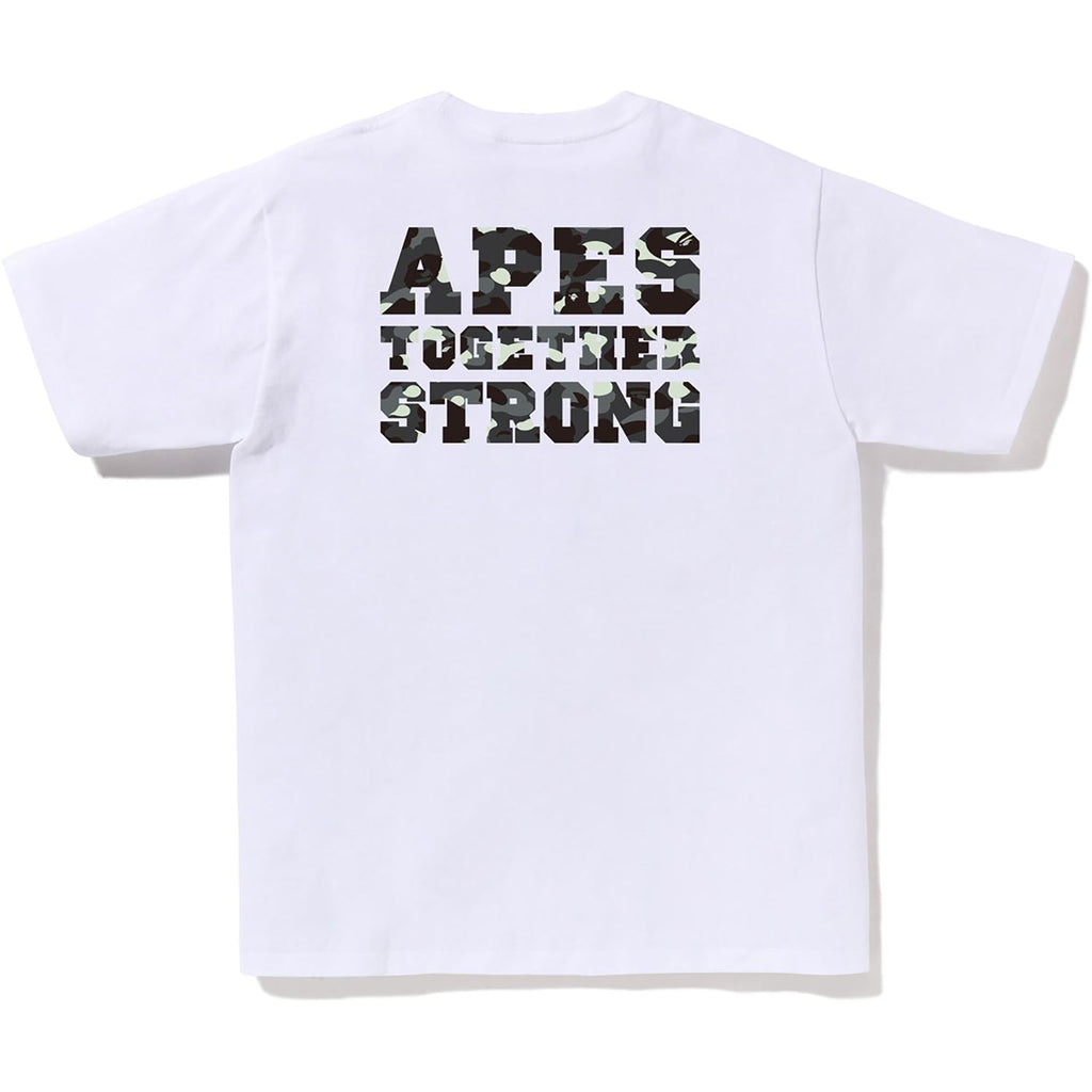 City Camo College Ats Tee Mens A bathing ape – Гарантія оригінальності – вид ззаду