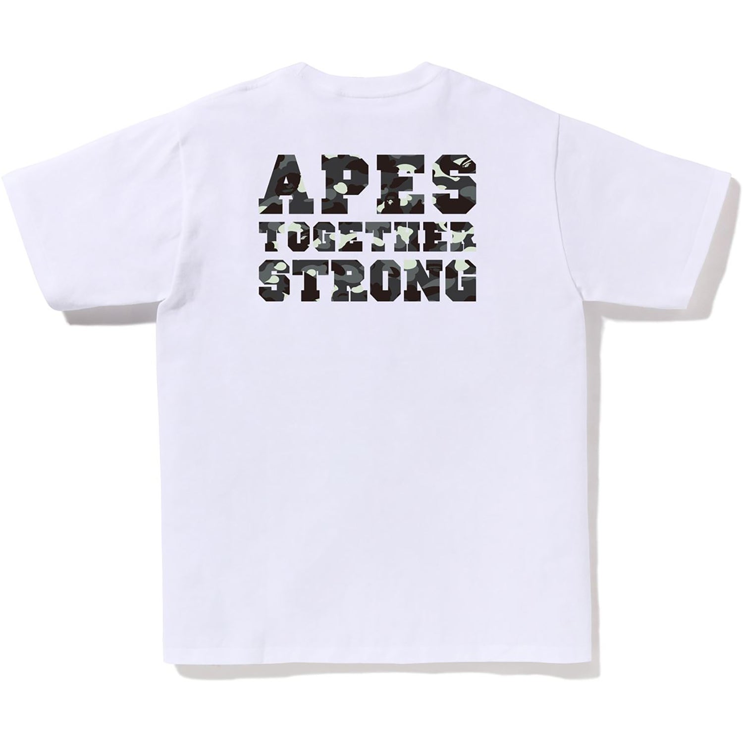 City Camo College Ats Tee Mens A bathing ape – Гарантія оригінальності – вид ззаду